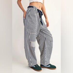 Striped Wide Leg Pants